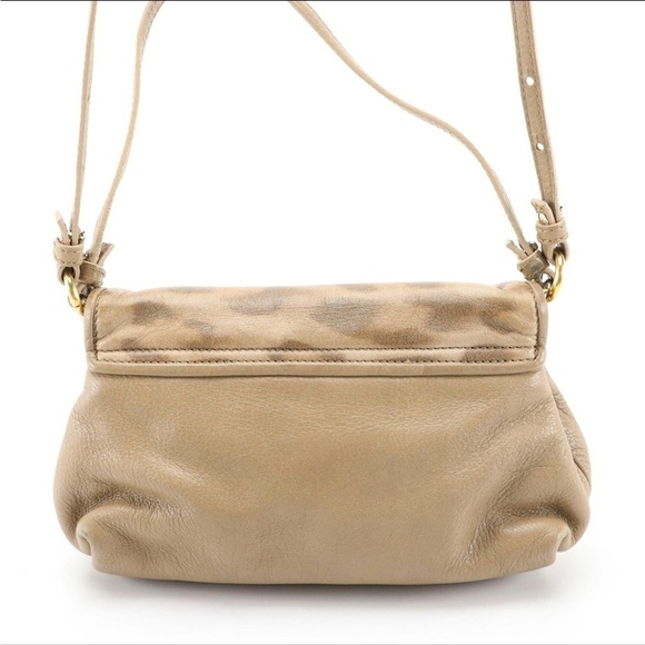 Chloé Lily Mini Two-Way Bag in Taupe Leather Leopard Print Accent - Picture 3 of 8